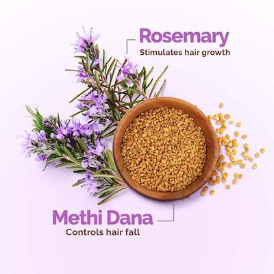 Mamaearth Rosemary Anti-Hair Fall Shampoo with Rosemary & Methi Dana 1000 ml - Shampoos