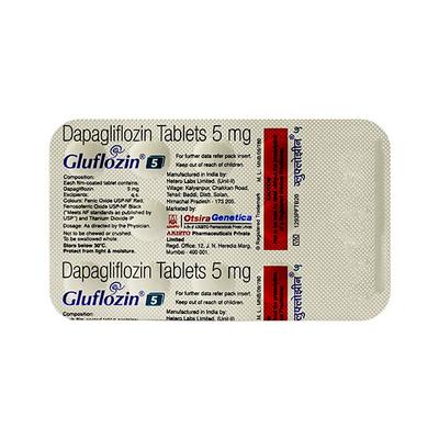 GLUFLOZIN 5 Tablet 15's - Diabetes-Ant