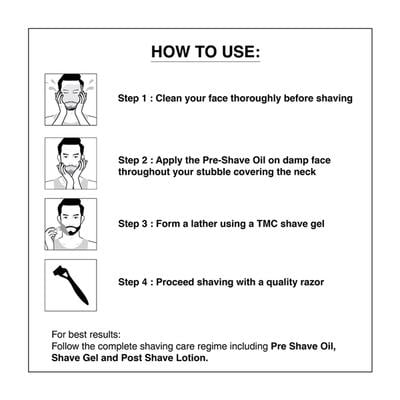 The Man Company Pre Shave Oil - Argan & Jojoba 50 ml - Pre & Post Shaves