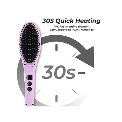Winston Hair Straightening Brush With Temperature Ionic 1's - Straighteners