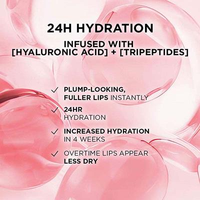 L'Oreal Paris Plump Ambition Hyaluron Lip Oil- 380 Rouge In Love- Plumping Lip Oil 5 ml - Liquid Lipsticks