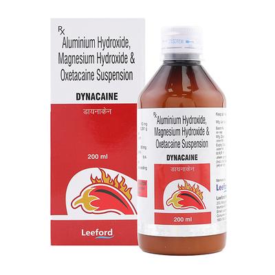 DYNACAINE Syrup 200ml - Ulcer/Reflux/Flatulence-Aaa
