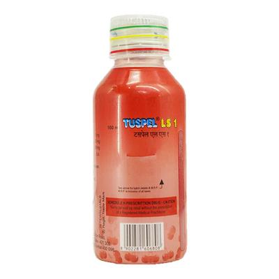 TUSPEL LS 1 SUGAR FREE CHERRY FLAVOUR Expectorant 100ml - Cough And Cold-Cou