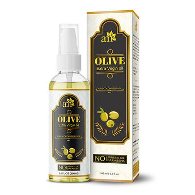 AromaMusk 100% Pure Cold Pressed Extra Virgin Olive Oil For Hair and Skin 100 ml - Hair Oils