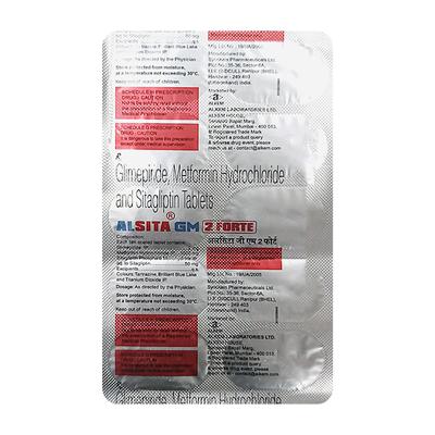 ALSITA GM 2 FORTE Tablet 10's - Diabetes-Ant