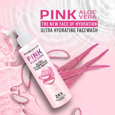 FACESCANADA Pink Aloe Vera Ultra Hydrating Face Wash 100 ml - Face Wash & Cleansers