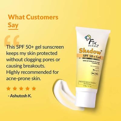 Fixderma Shadow Sunscreen SPF 50 + Gel Sun Screen Protector 40 gm - Body Sunscreen