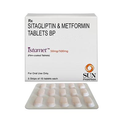 Istamet 50/500mg Tablet 15'S - Diabetes-Ant