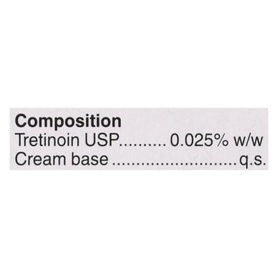 Retino A 0.025% Cream 20gm - Acne-Acn