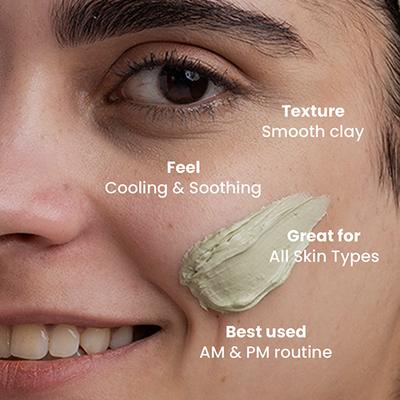 Clayco Purifying Matcha Clay Mask 50 ml - Face Packs