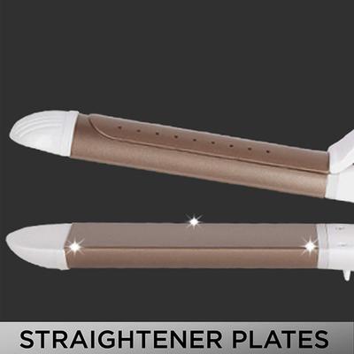 Vega 2 in 1 Wet and Dry Hair Styler Straightener and Curler (VHSC-02) White 1's - Multi-Stylers