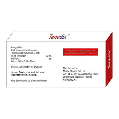 TENEDIX 20 Tablet 10's - Diabetes-Ant