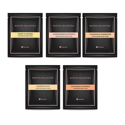Manish Malhotra Beauty By MyGlamm Honey & Nutmeg Hydrating Sheet Mask 25 ml - Men Perfumes (Edt/Edp)