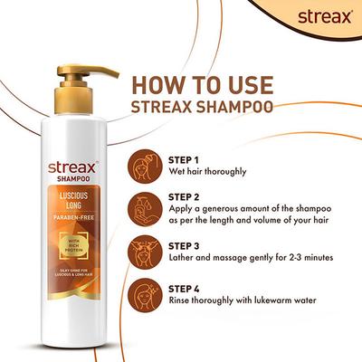 Streax Luscious Long Shampoo 1's - Shampoos