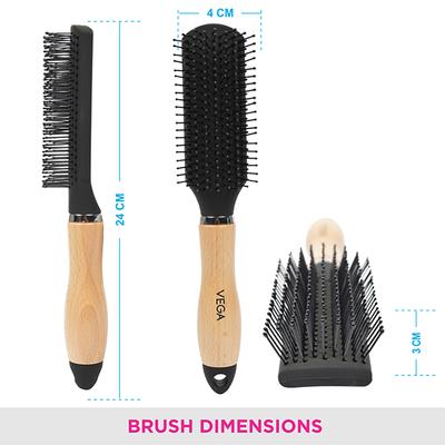 Vega Flat Brush (H3 - FB) 1's - Hair Brushes