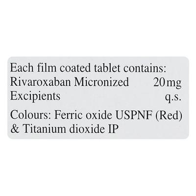 IXAROLA 20mg Tablet 28's - Blood Clot-Ant