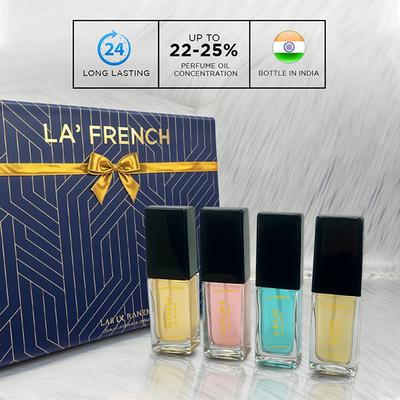 La French Elixir, Explore, Intense & Virtue Perfume Gift Set For Men & Women, 15ml Each 4's - Perfumes (Edt/Edp)