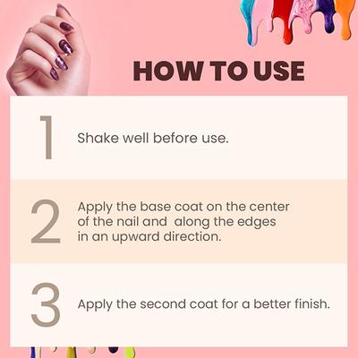 Matt Look Nailed It Nail Polish, Chip Free, Quick Dry, Longer Stay, Highly Pigmented Lacquer, Natural Finish , Black Cherry 53 10 ml - Nail Polish