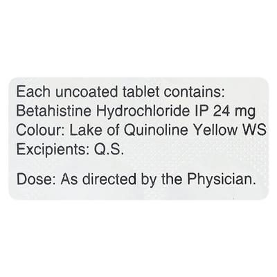 ZEVERT MD 24mg Tablet 15's - Vertigo-Ant