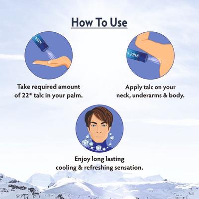 VI-John Deodorant Talc All Day Freshness Classic 100 gm - Talcum Powders