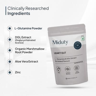 Miduty Leaky Gut 300 g - Digestive Health