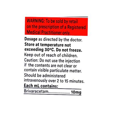 BRIV Injection 5ml - Epilepsy/Convulsion-Ant