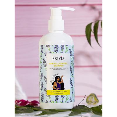 Skivia Hair Fall Control Shampoo with Vitamin B5 & Tea Tree Oil -Unisex 300 ml - Shampoos