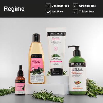 Soulflower Rosemary Tea Tree Shampoo with Vitamin B5 200 ml - Shampoos