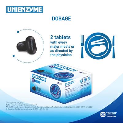 Unienzyme Tablet 15'S - Digestive Health