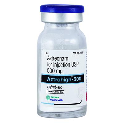 AZTROHIGH 500 Injection 1's - Bacterial Infections-OBL
