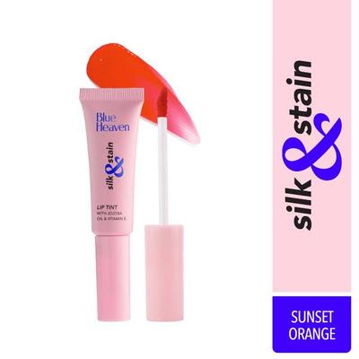 Blue Heaven Silk & Stain Lip Stain Sunset Orange 8 ml - Lip Stains & Tints