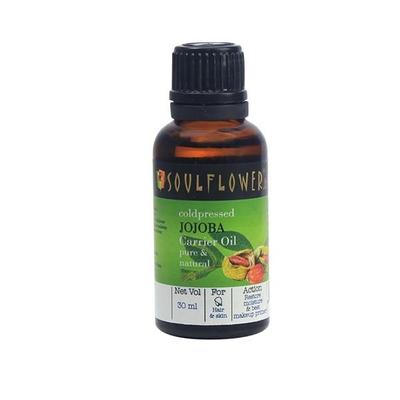Soulflower Coldpressed Carrier Oil - Jojoba 30 ml - Hair Oils