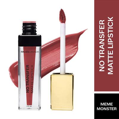 Faces Canada No Transfer Matte Lipstick Meme Monster 10 3.5 Ml - Liquid Lipsticks