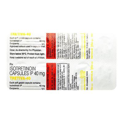 Tretiva 40mg Capsule 10'S - Acne-Acn