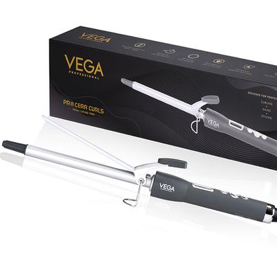 VEGA Professional Pro Cera Curls 16mm Barrel Hair Curler, (VPMCT-01) 1's - Rollers & Curlers