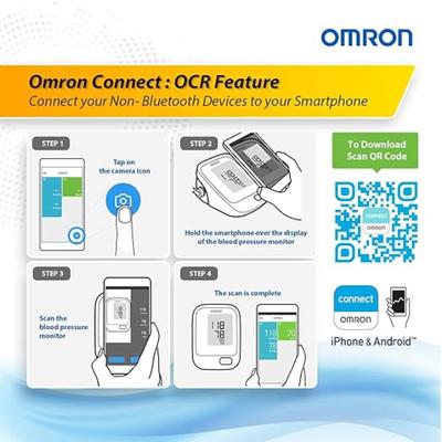 Omron Blood Pressure Monitor Upper Arm Type (HEM-7121J-IN) - Blood Pressure Monitors