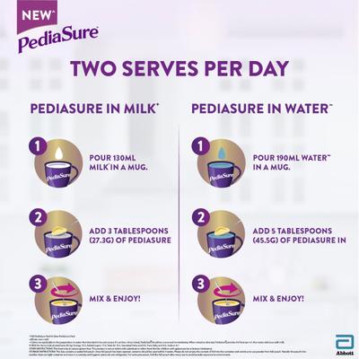 Pediasure Scientifically Designed Nutrition Drink Refill - Vanilla Flavour 375 g - Kids Nutrition