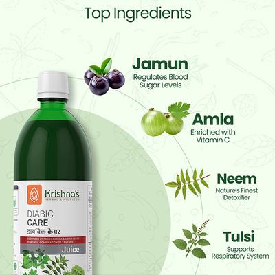 Krishna's Herbal & Ayurveda Diabic Care Juice 1000 ml - Diabetes Care (Ayush)