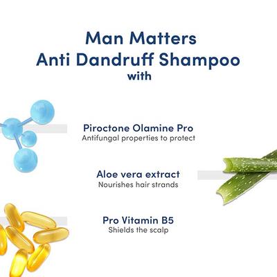 Man Matters 1% Ketoconazole Anti Dandruff Shampoo 100 ml - Shampoos