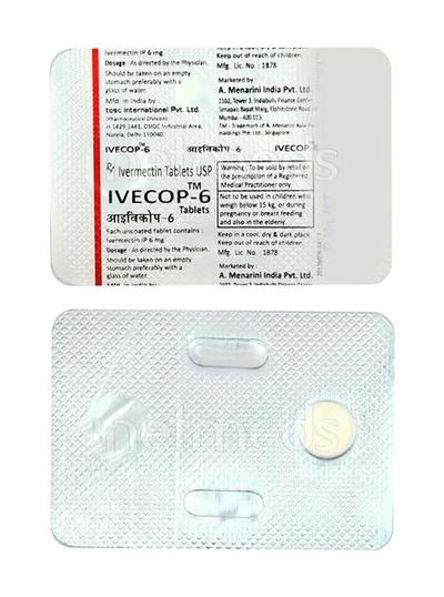 Ivecop 6mg Tablet 1's - Parasitic Worms-Ant