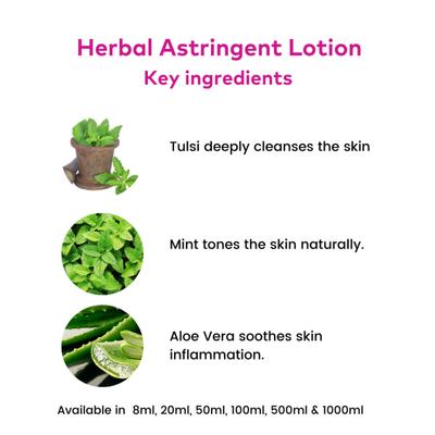 Rosa Herbal Astringent Lotion 500 ml - Lotions & Creams