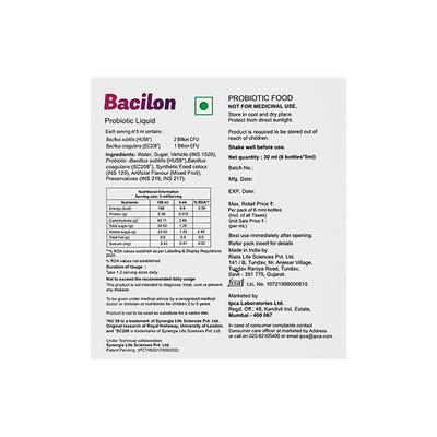 BACILON PROBIOTIC Liquid 6x5ml - Diarrhoea-Ant