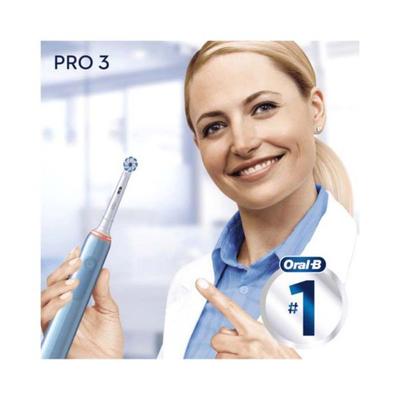 Oral B Pro 3 Electric Toothbrush, 3 modes with Triple pressure control, replaceable brush head included 268 gm - Toothbrushes