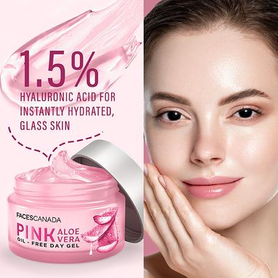 FACESCANADA Pink Aloe Vera Oil-Free Day Gel 15 gm - Face Gels