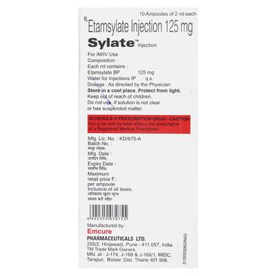 Sylate Injection 2ml - Bleeding Disorders-Hae