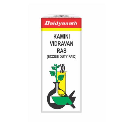 Baidyanath Kamini Vidravan Ras 2.5 g - Speciality Medicines
