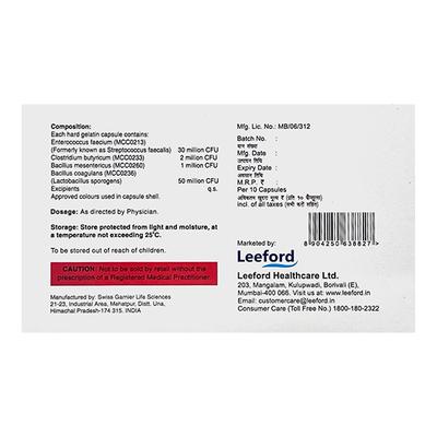 VEBIOTIC PLUS Capsule 10's - Diarrhoea-Ant