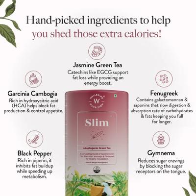 Wellbeing Nutrition Slim Adaptogenic Herbal Tea Bags 20's - Green/Herbal Teas