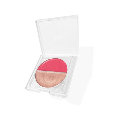 Ruby'S Organics Creme Blush Duo - Illuminate + Poppy Pink 9gm - Face Palettes