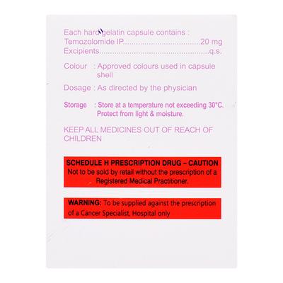 TEMOTERO 20mg Capsule 5's - Cancer Oncology-Cyt